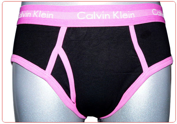 Slips Calvin Klein Hombre 365 Rosa Negro